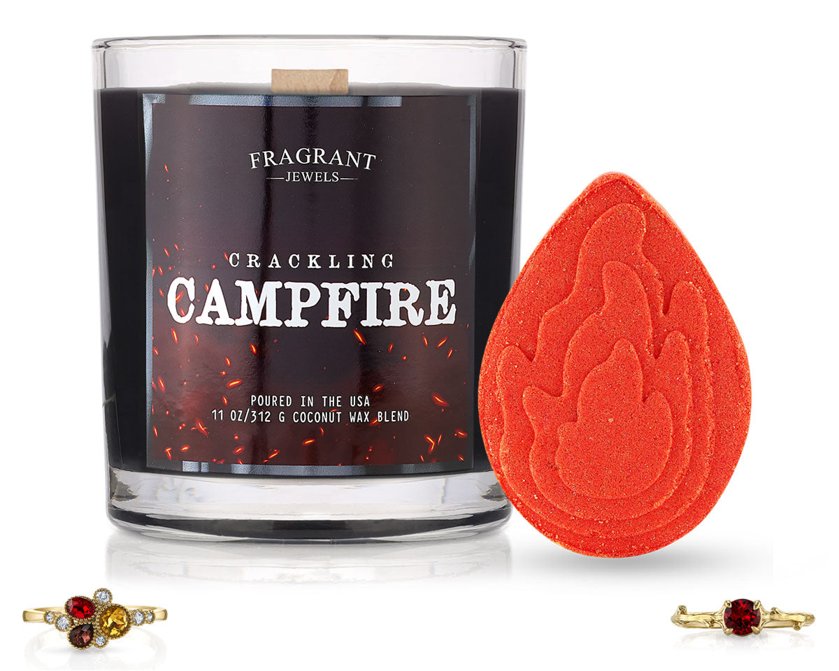 Crackling Campfire - Candle and Bath Bomb Set