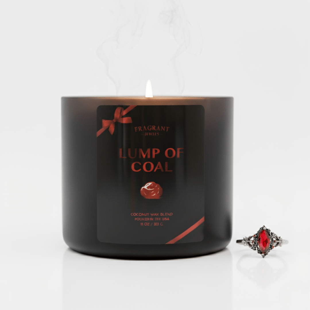 Lump of Coal - Jewel Candle