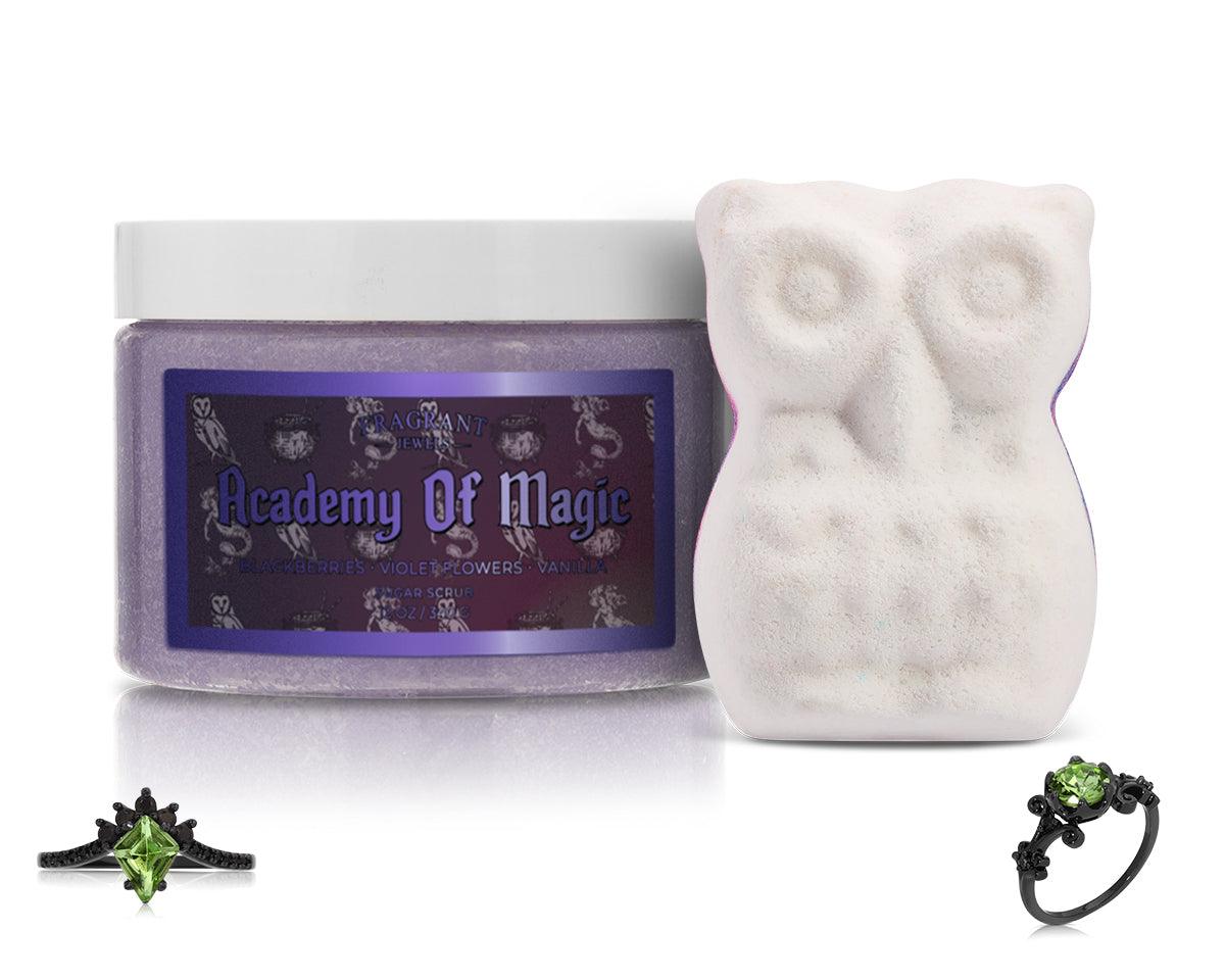 Shapeshifter Society - Academy of Magic - Bath Bomb and Body Scrub Set