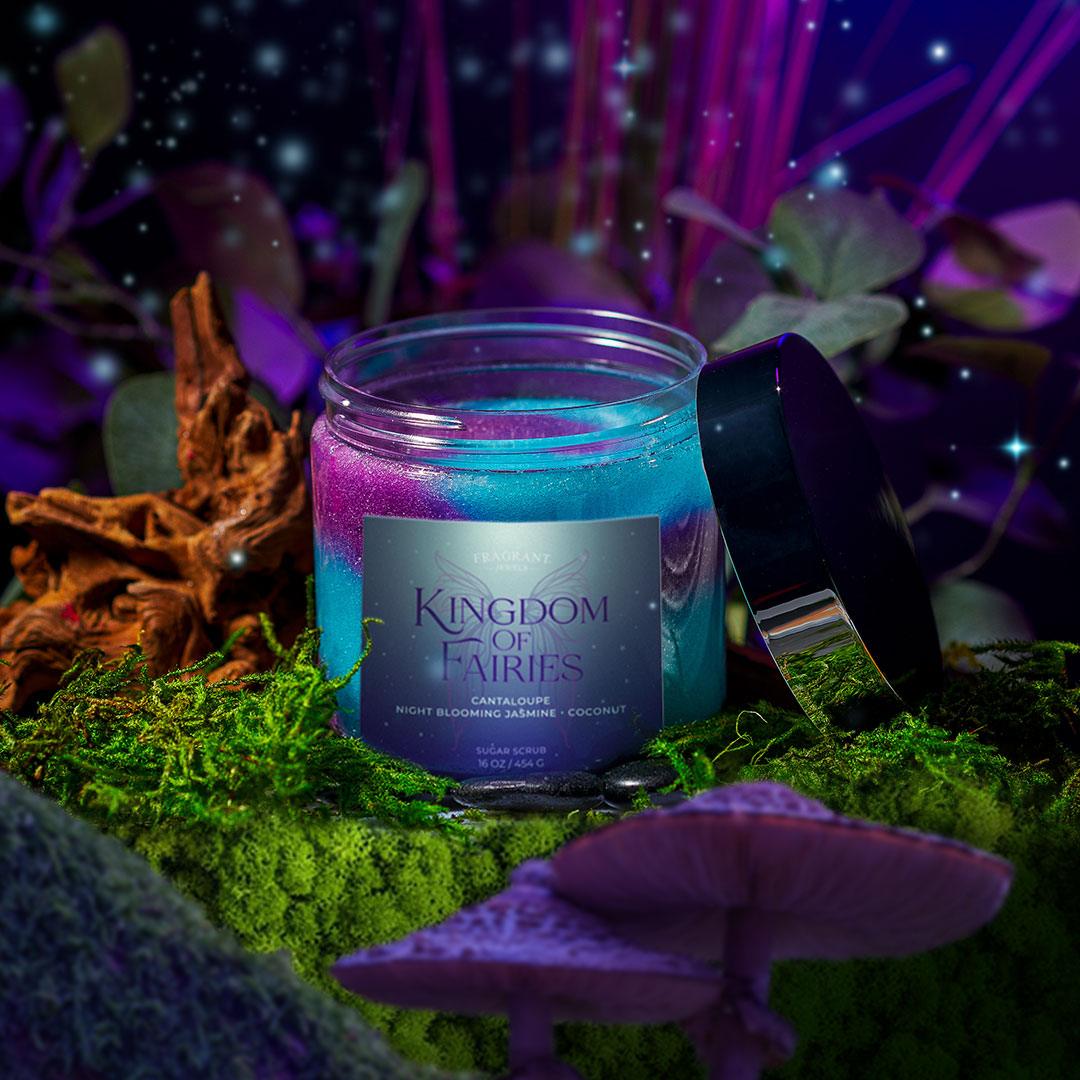 Kingdom of Fairies - Bath Bomb and Body Scrub 3-Piece Set