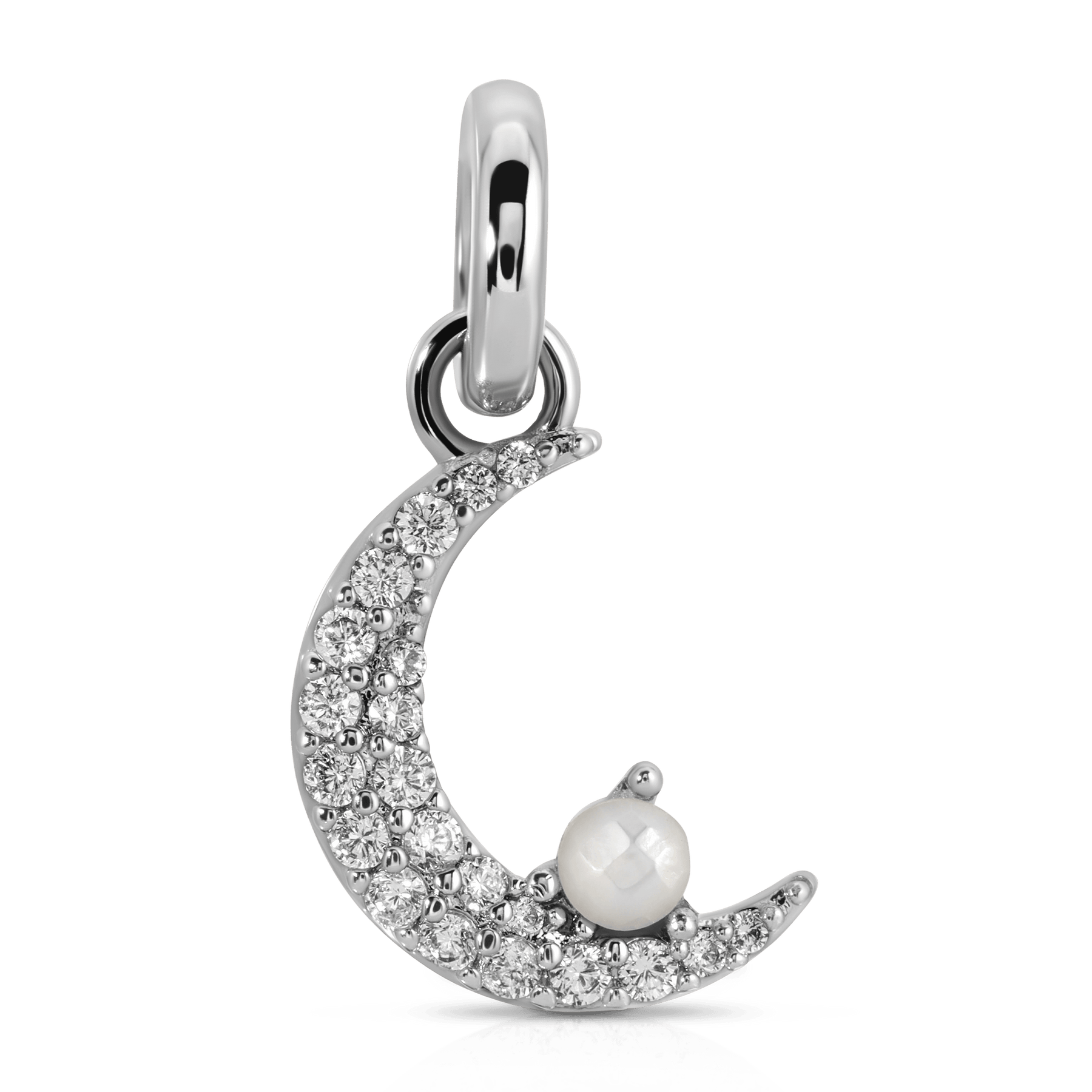 June Pearl Birthstone Charm - Moon (Rewards Store)