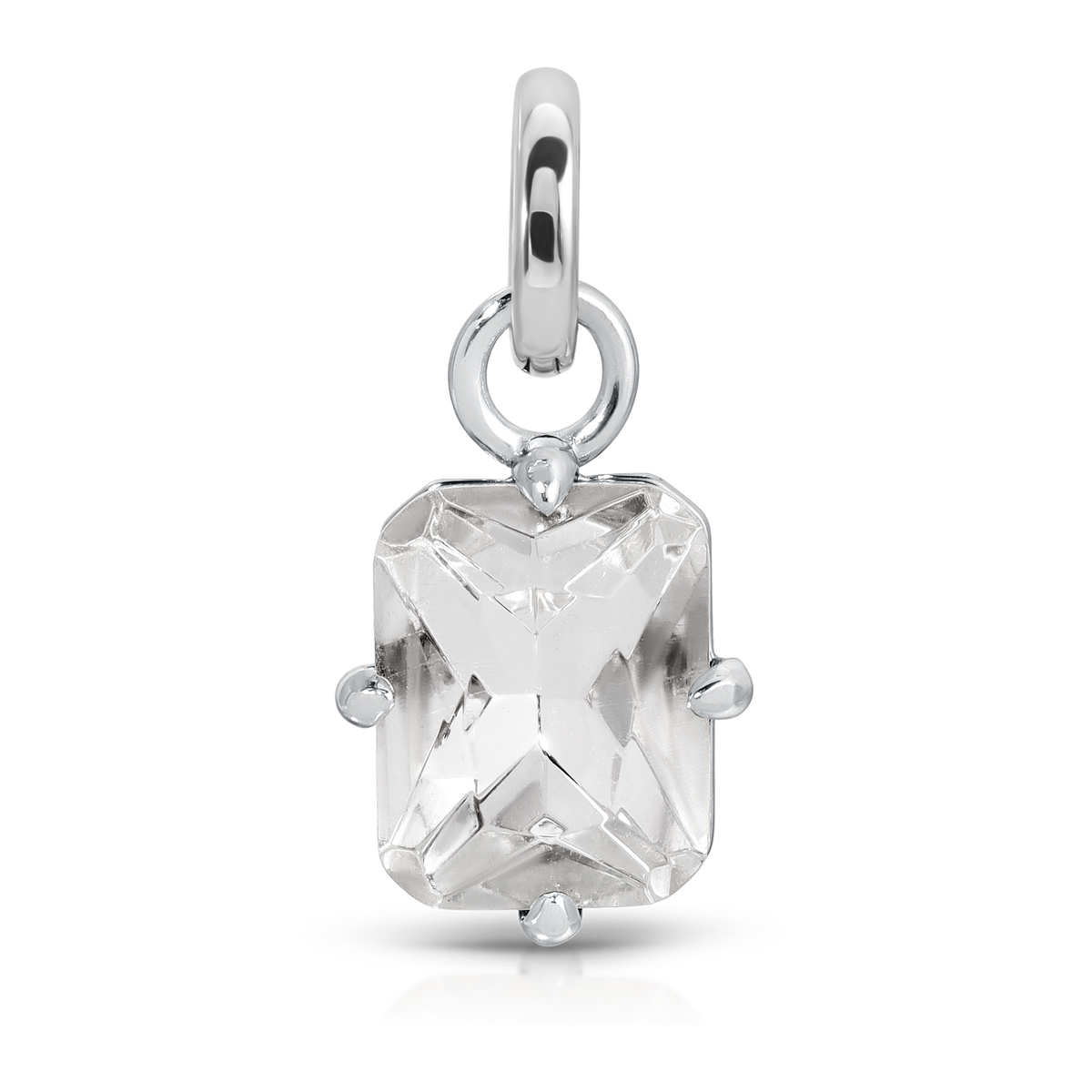 April Diamond Birthstone Charm - Emerald