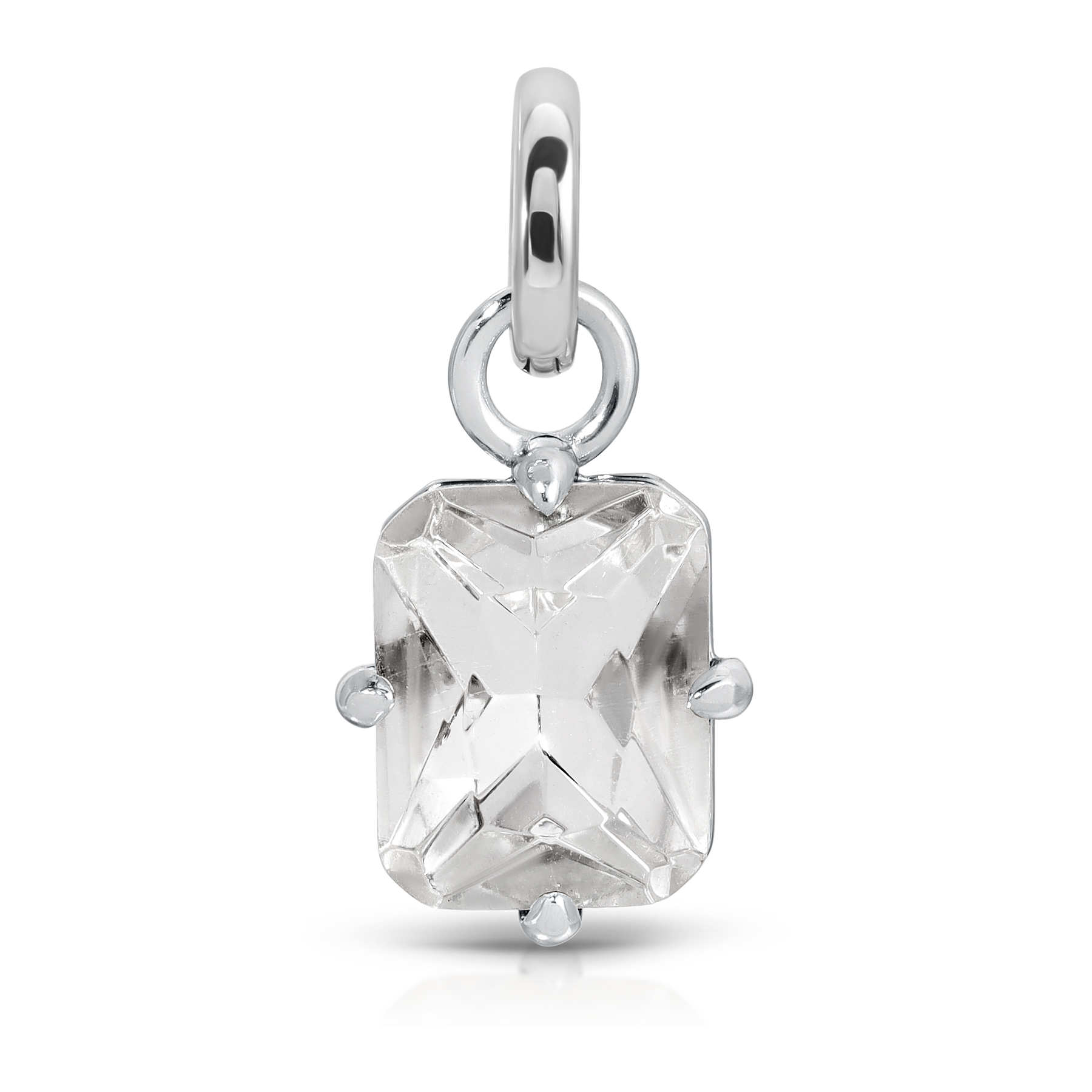 April Diamond Birthstone Charm - Emerald