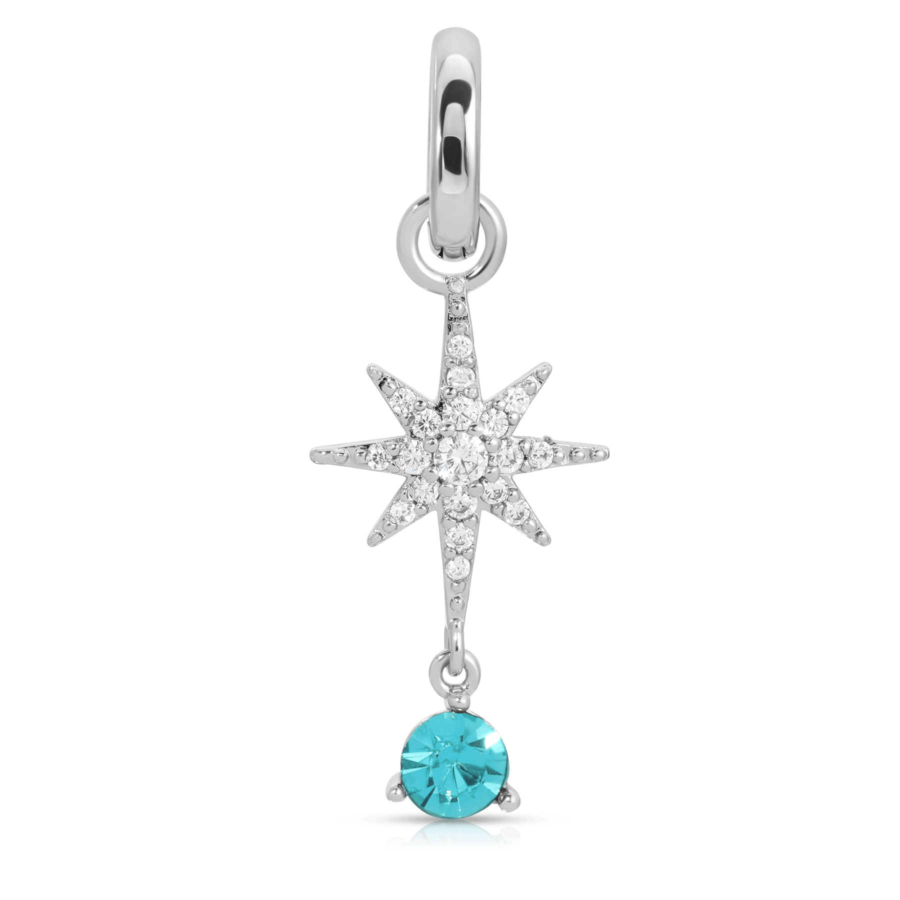 March Aquamarine Birthstone Charm - Star (Rewards Store)