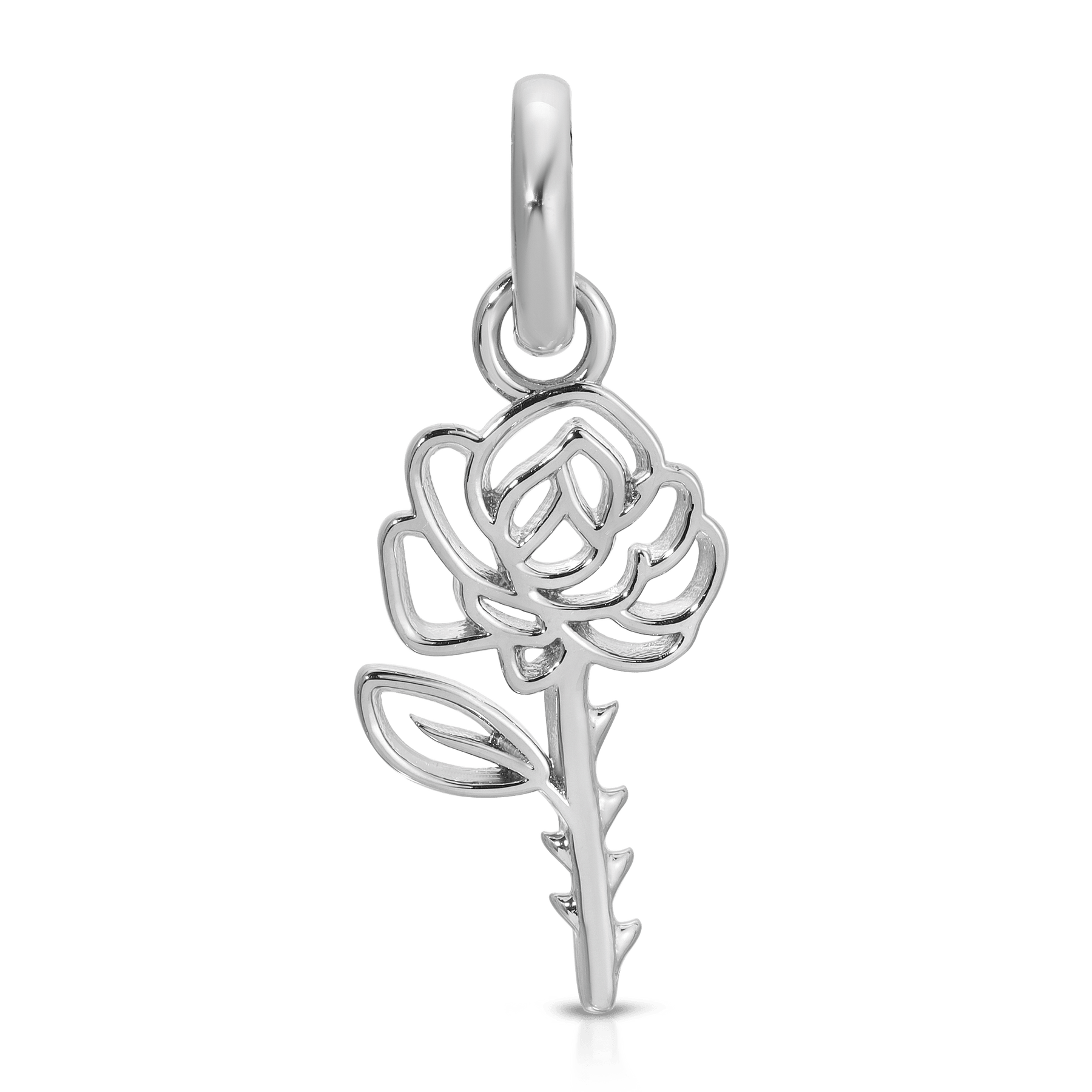 June Pearl Birthstone Charm - Flower (Rose) (Rewards Store)