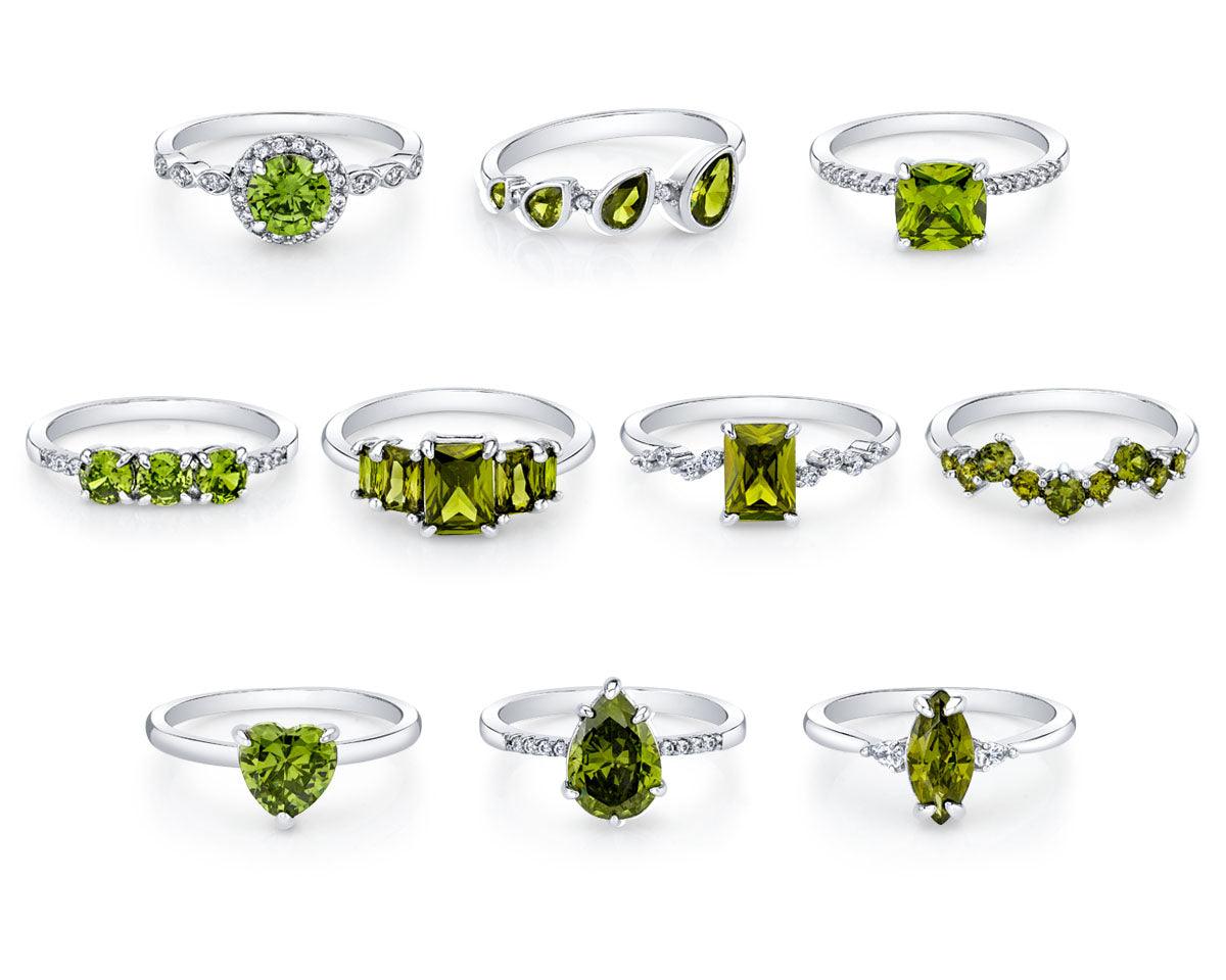 Peridot - August Birthstone Collection - Candle and Bath Bomb Set