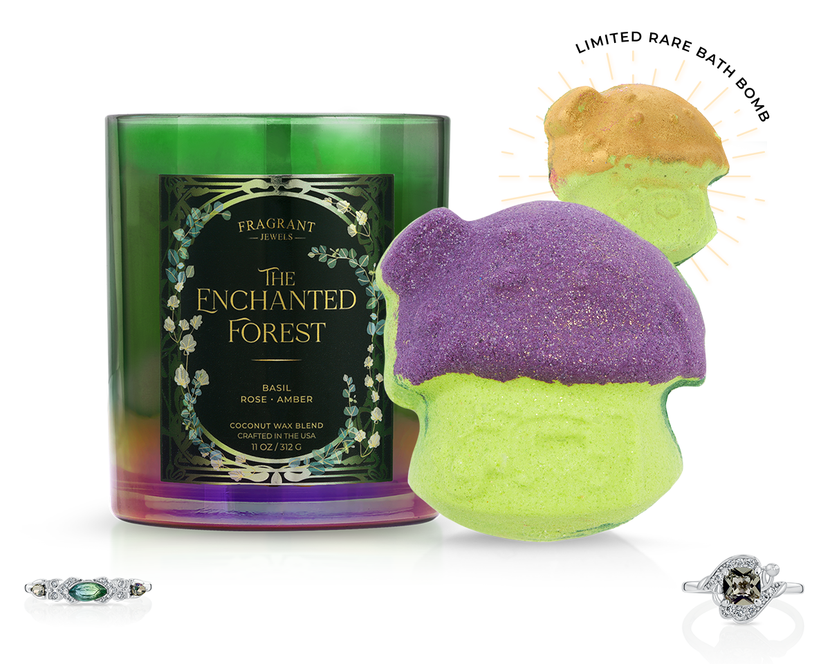 The Enchanted Forest - Candle and Bath Bomb Set