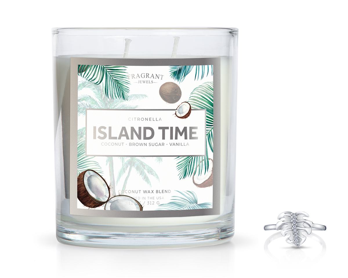 Island Time - Coconut - Jewel Candle