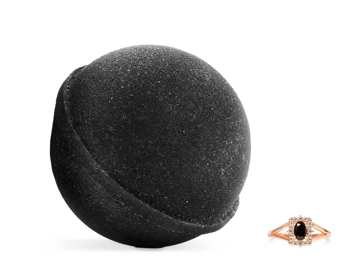 Black bath best sale ball