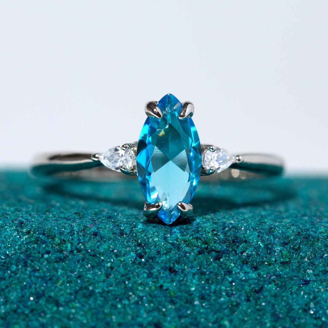 Blue Zircon - December Birthstone Collection - Candle and Bath Bomb Set