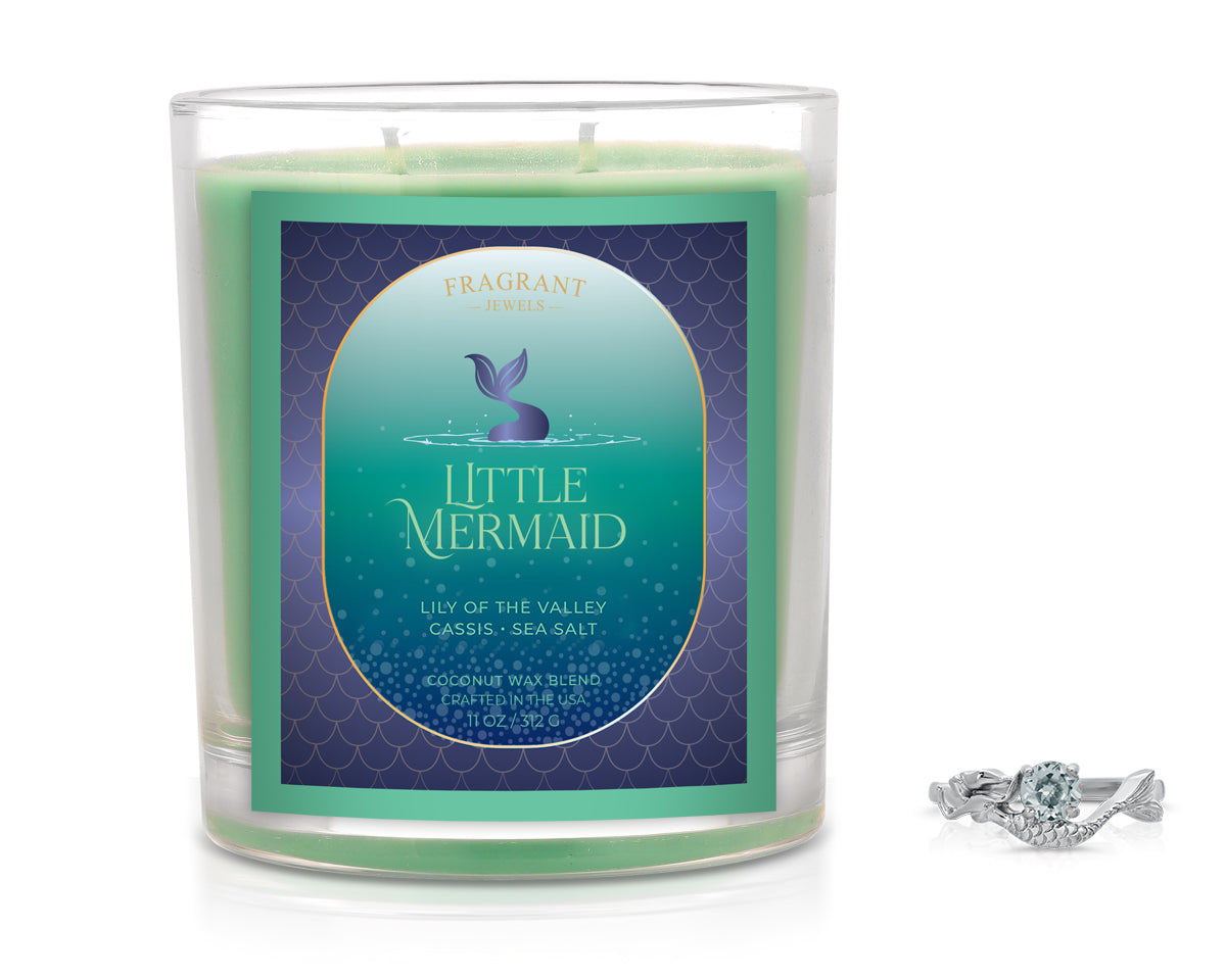 Little Mermaid Mini Candle Jars