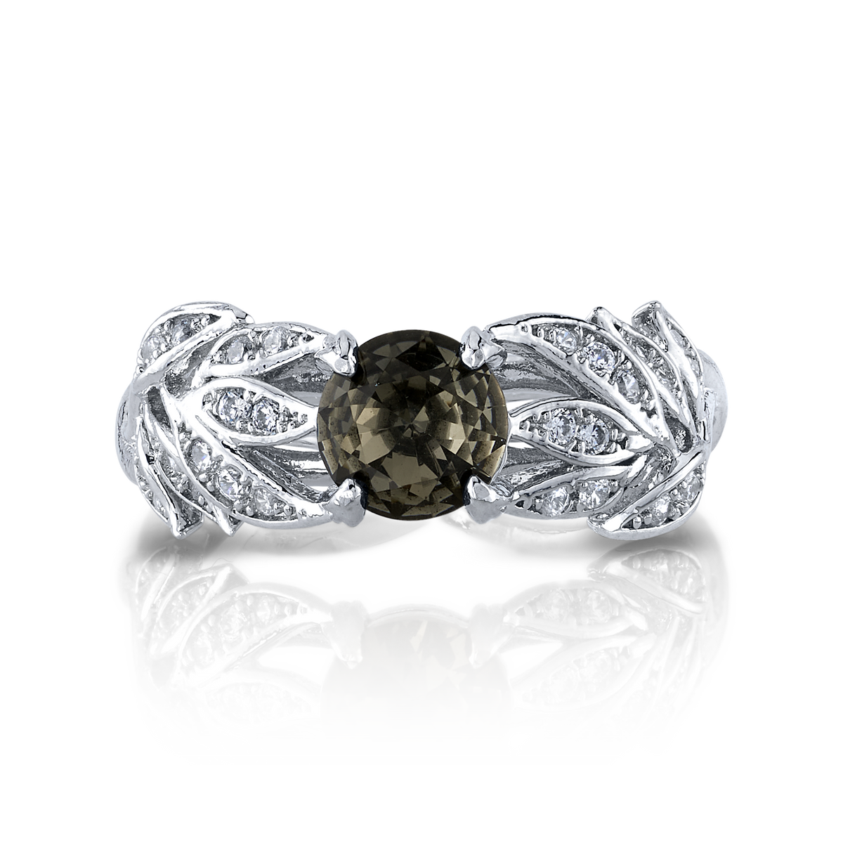 Silver Feathered Ring