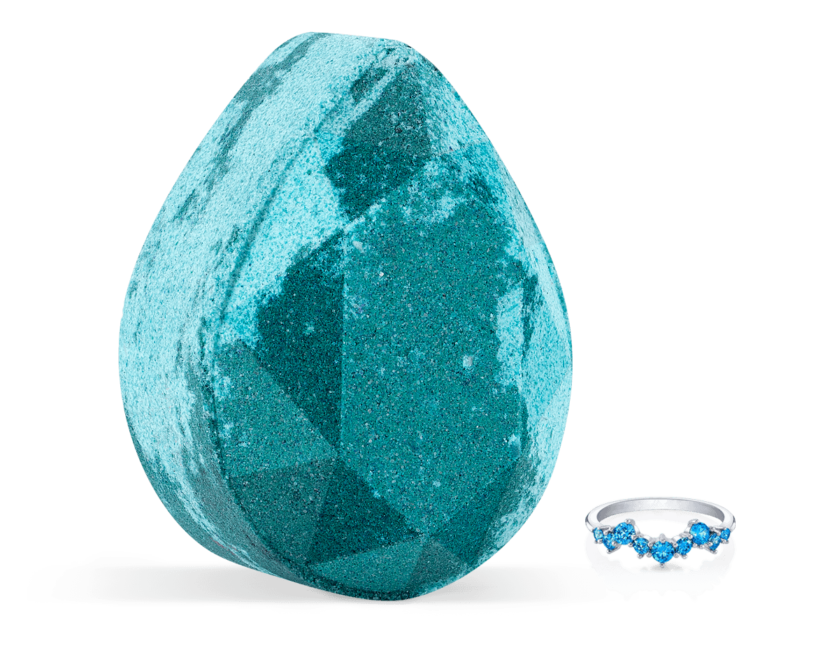 December birthstone hot sale blue zircon