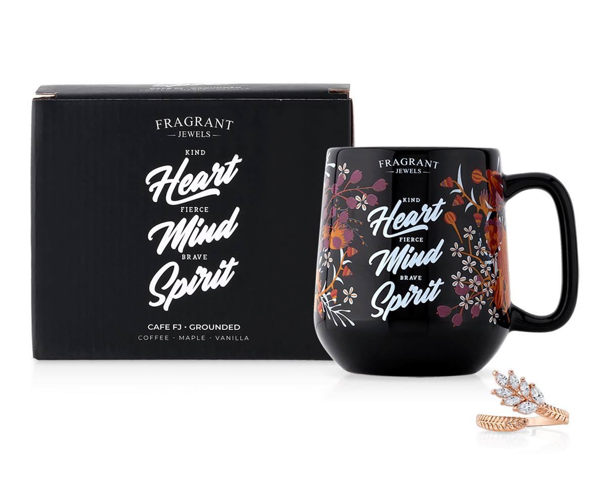 Cafe FJ: Grounded - Heart Mind Spirit - Jewel Candle