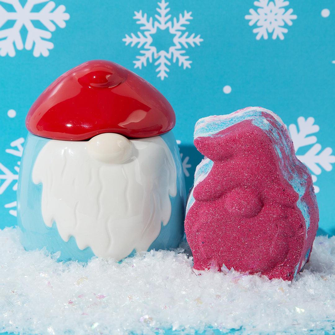 Gnome for the Holidays - Candle and Bath Bomb Set