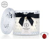 Passion Fruit and Guava - Black Satin - Jewel Candle