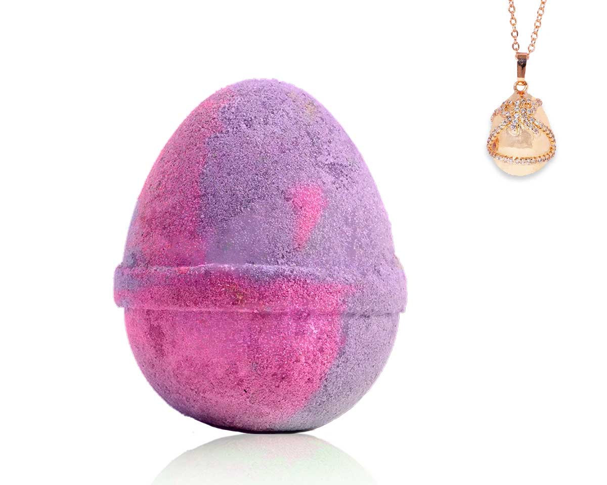 Easter Egg - Purple & Pink - Bath Bomb