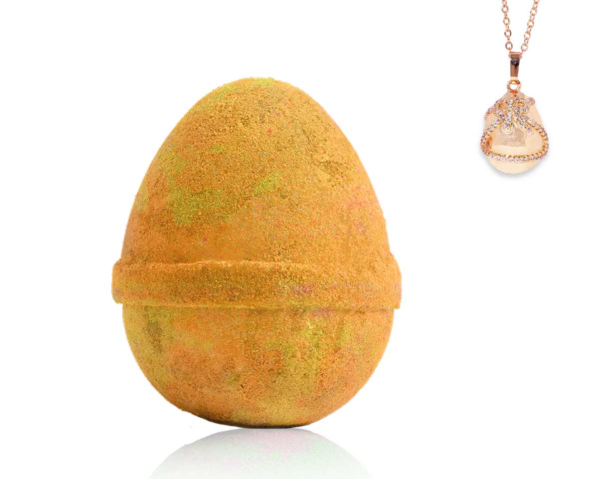 Easter Egg - Yellow & Orange - Bath Bomb