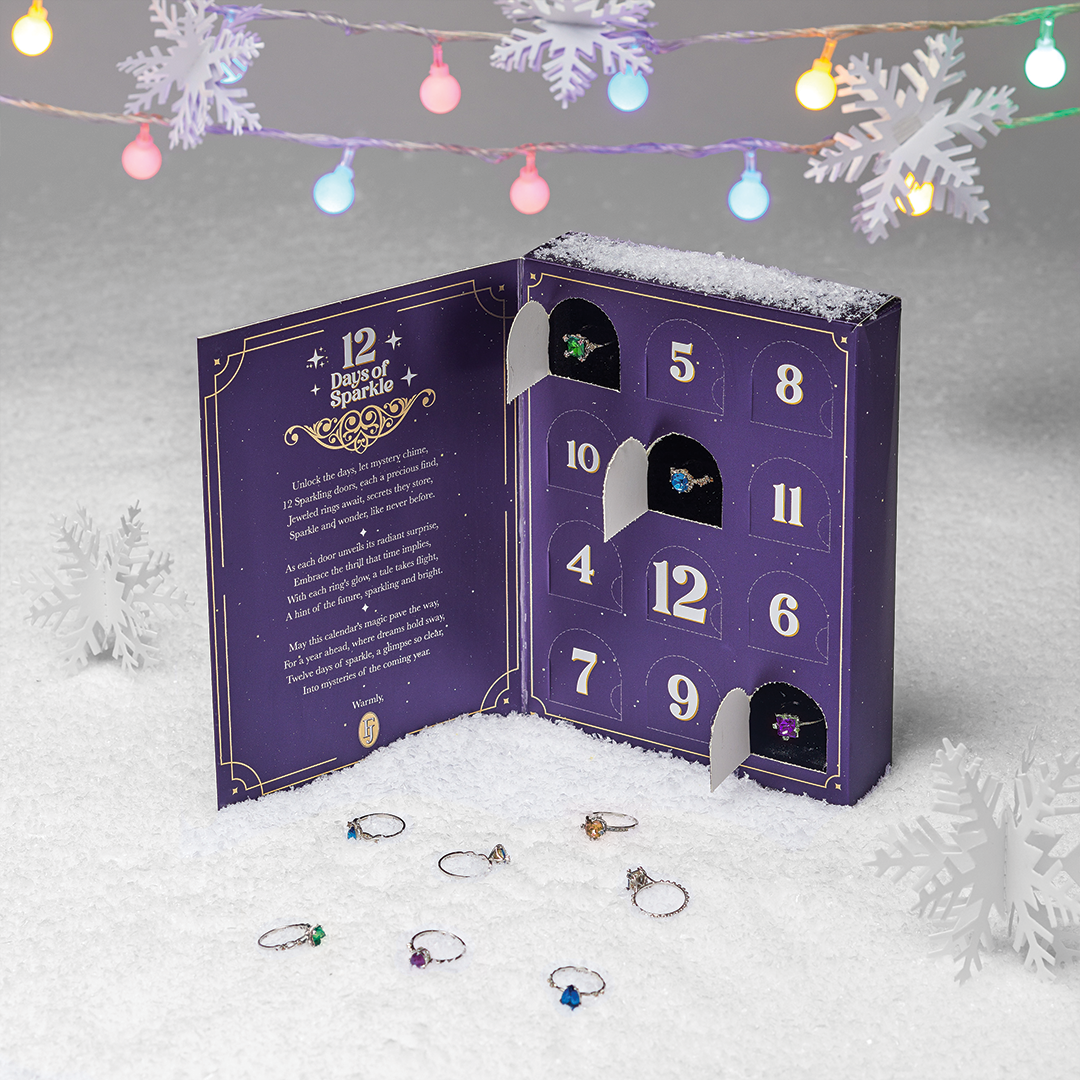 12 Days of Sparkle - Jewelry Advent Calendar (Size Range)