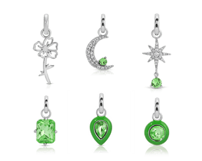 August Peridot Birthstone Charm - Jewel Candle