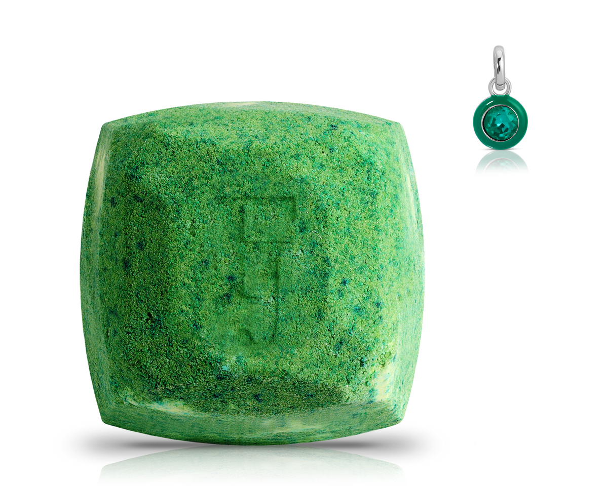 May Emerald Birthstone Charm - Bath Bomb