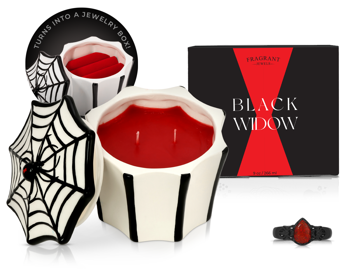 FREE GIFT | Black Widow - Jewel Candle Ceramic