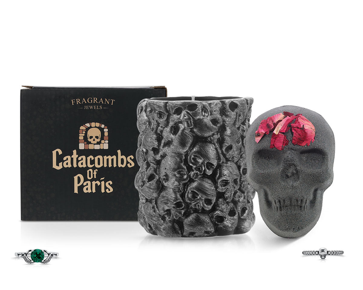 Catacombs of Paris - Candle and Bath Bomb Set