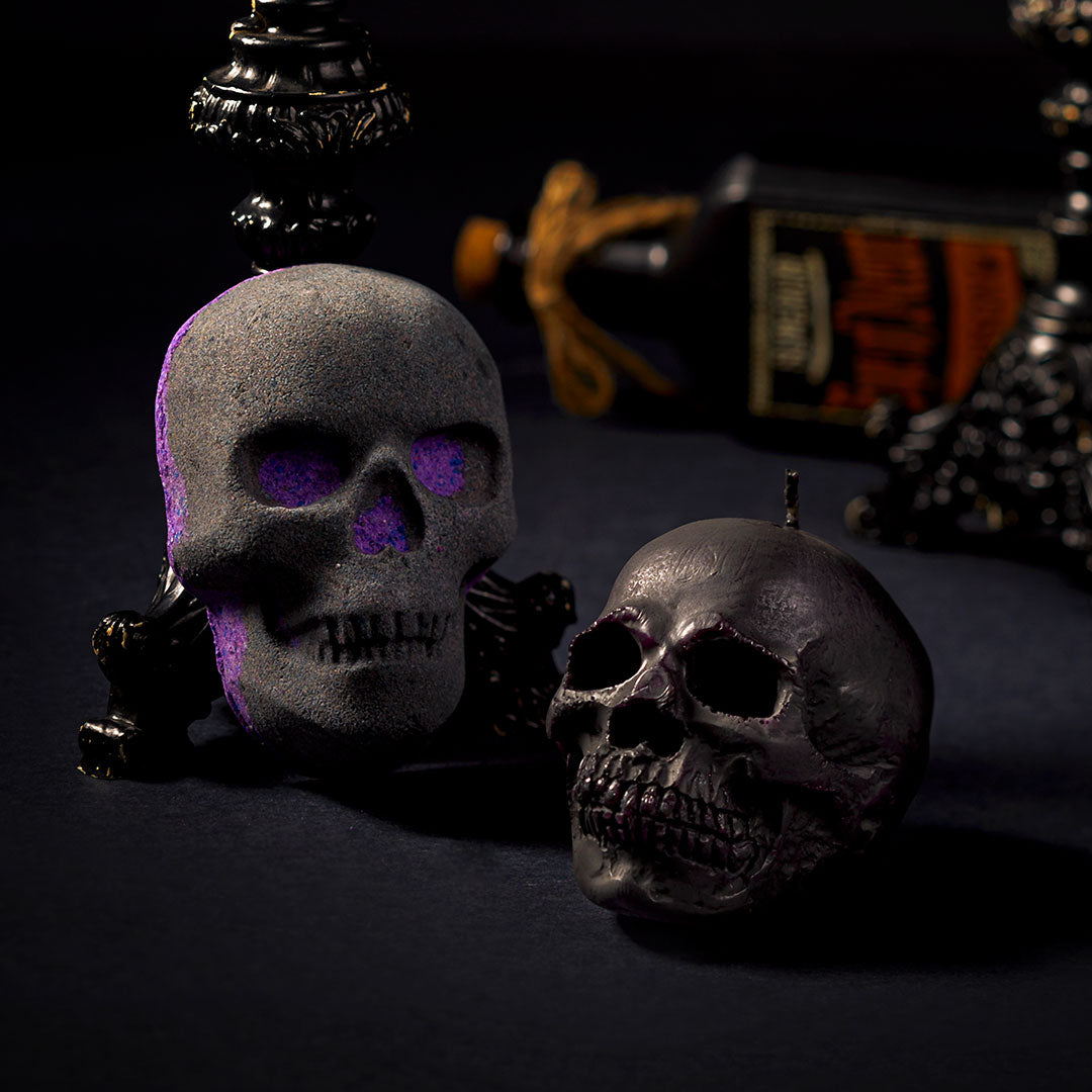 Weeping Skull Pillar Candle - Limited Edition Deep Sleep Collection
