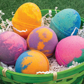 Easter Egg - Orange & Purple - Bath Bomb