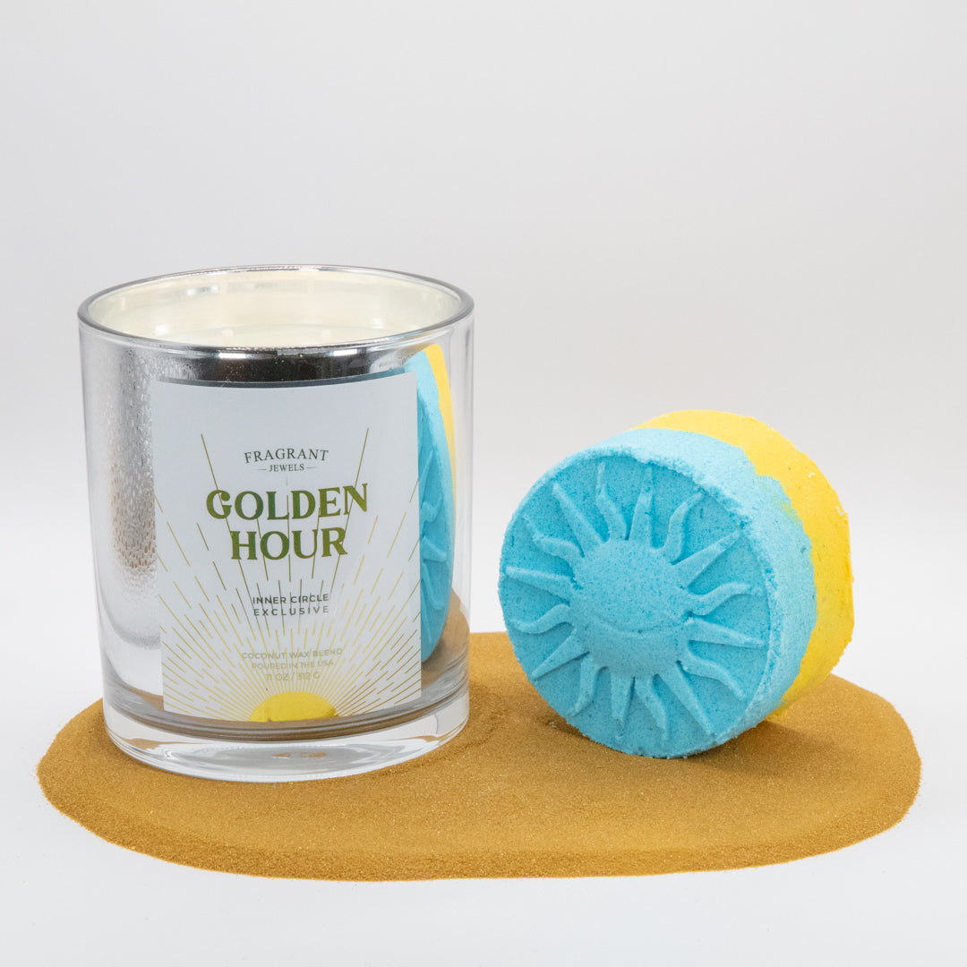 Golden Hour - Candle and Bath Bomb Set - Subscription Box