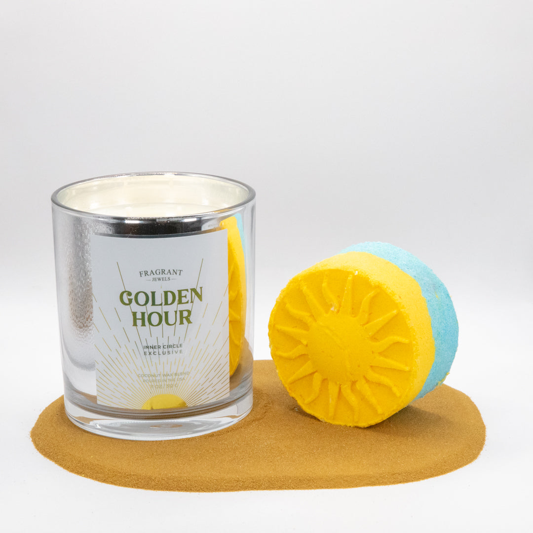 Golden Hour - Candle and Bath Bomb Set - Subscription Box