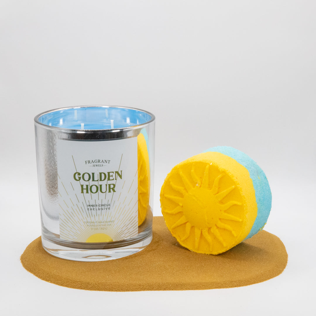 Golden Hour - Candle and Bath Bomb Set - Subscription Box