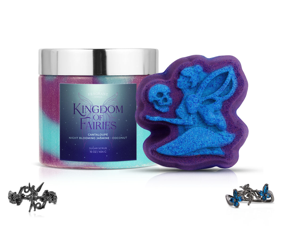 Unseelie Fairy - Kingdom of Fairies - Bath Bomb and Body Scrub Set