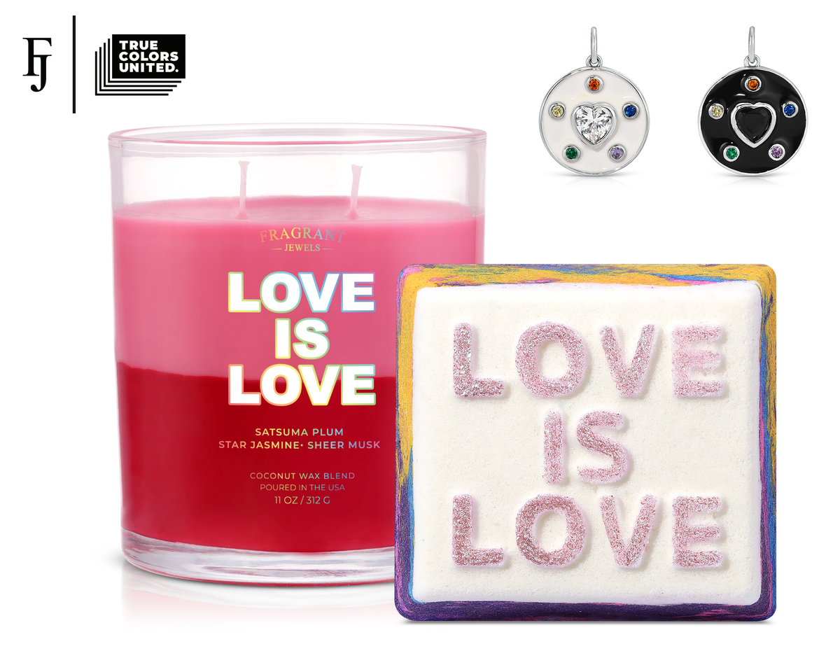 Love is Love - Candle and Bath Bomb Set