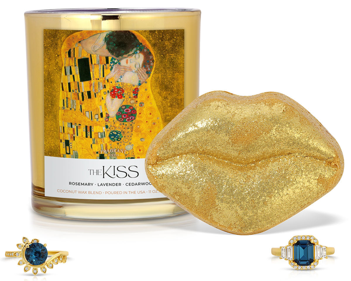 The Kiss - Candle and Bath Bomb Set