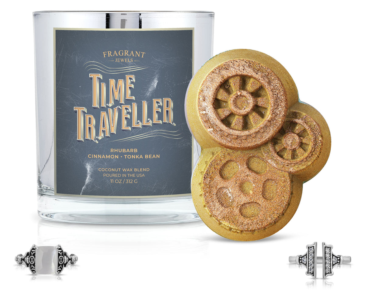 Time Traveller - Candle and Bath Bomb Set