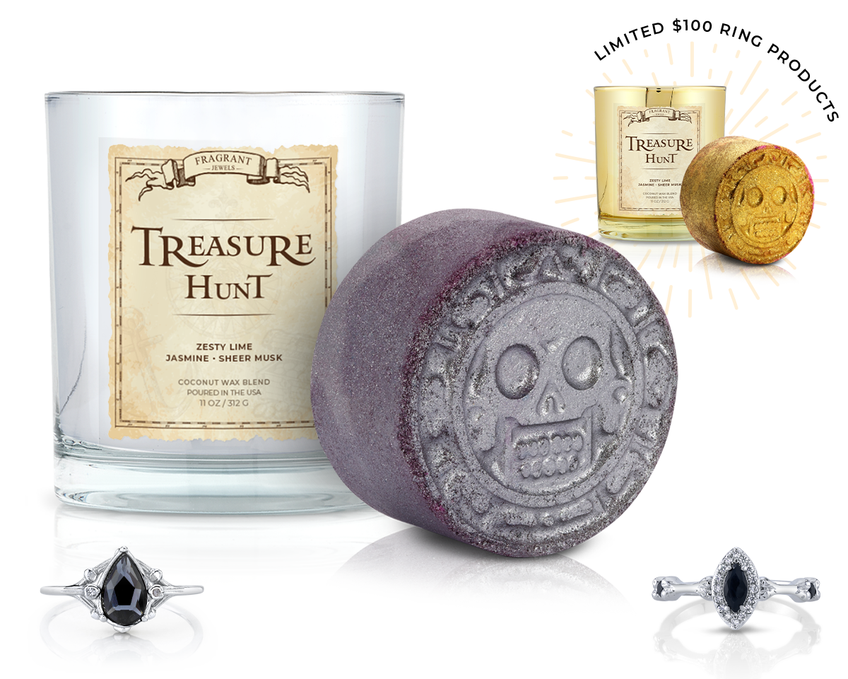 Treasure Hunt - Candle and Bath Bomb Set - Monthly Box