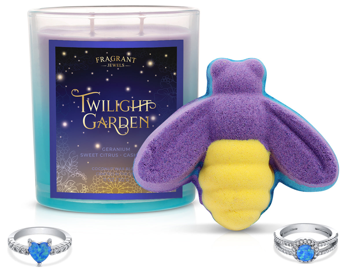 Twilight Garden - Candle and Bath Bomb Set - Monthly Box