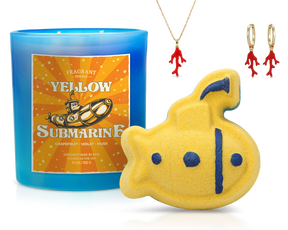 Yellow Submarine - Candle and Bath Bomb Set
