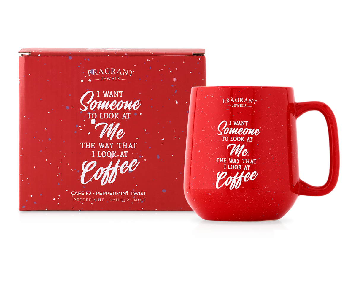 FREE GIFT | Cafe FJ: Peppermint Twist - Look at Me - Jewel Candle (Without Jewelry)
