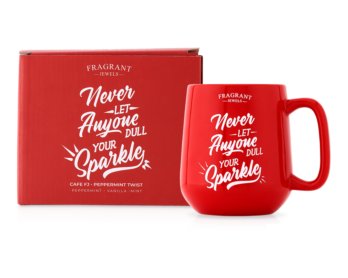 FREE GIFT | Cafe FJ: Peppermint Twist - Sparkle - Jewel Candle (Without Jewelry)