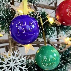 All is Bright - Holiday Satin Collection - Bath Bomb Ornament