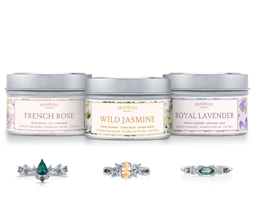 Love in Bloom 3Piece Candle Gift Set