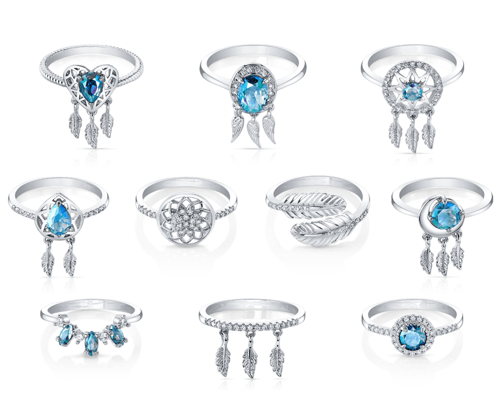 Dreamcatcher Jewel Candle