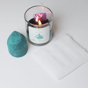 Blue Zircon - December Birthstone Collection - Candle and Bath Bomb Set