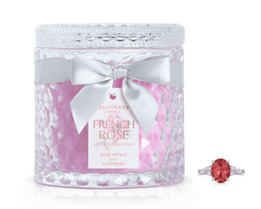 French Rose - Satin Collection - Jewel Candle