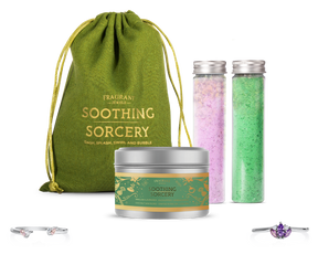 Soothing Sorcery - Bath Soak and Candle Gift Set