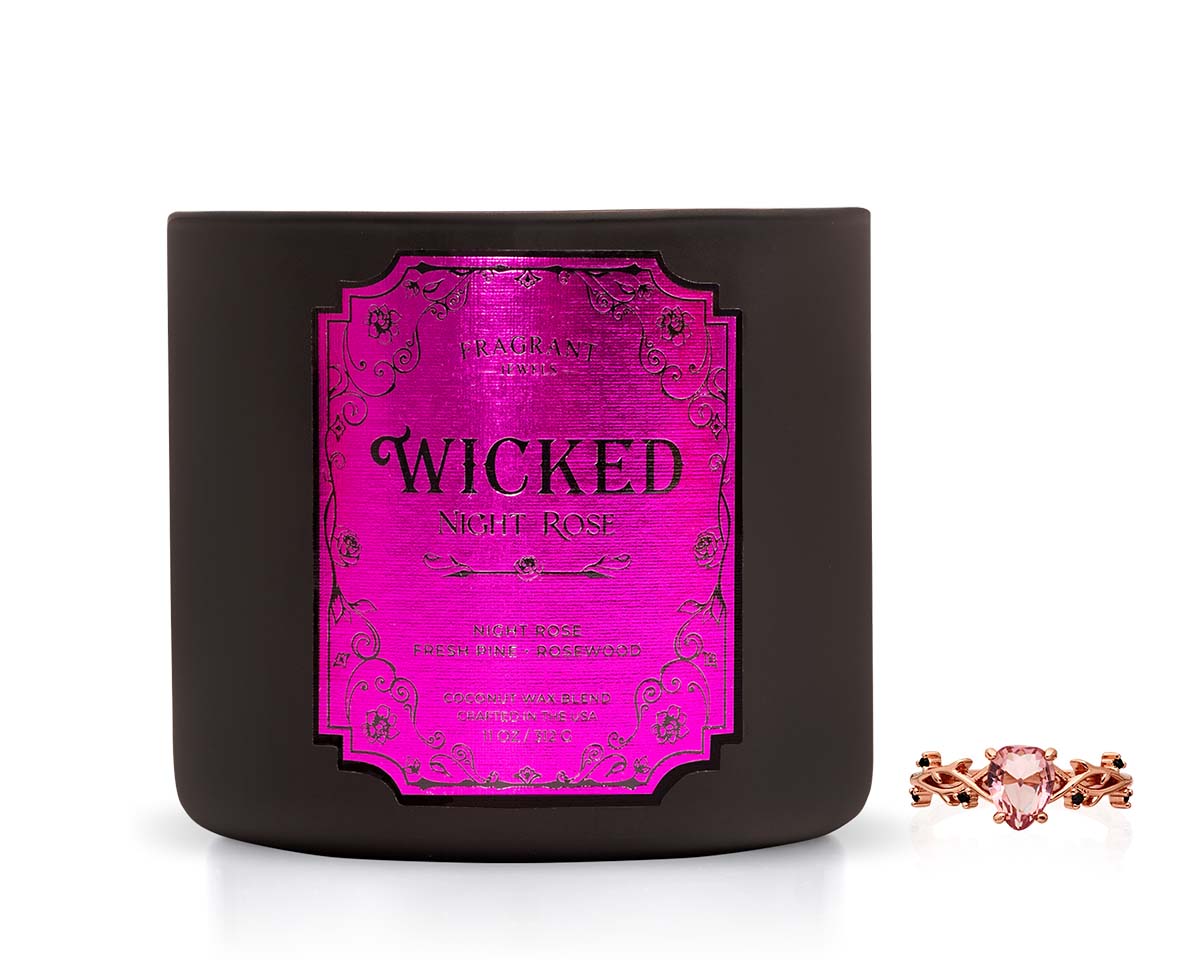 Wicked: Night Rose - Jewel Candle