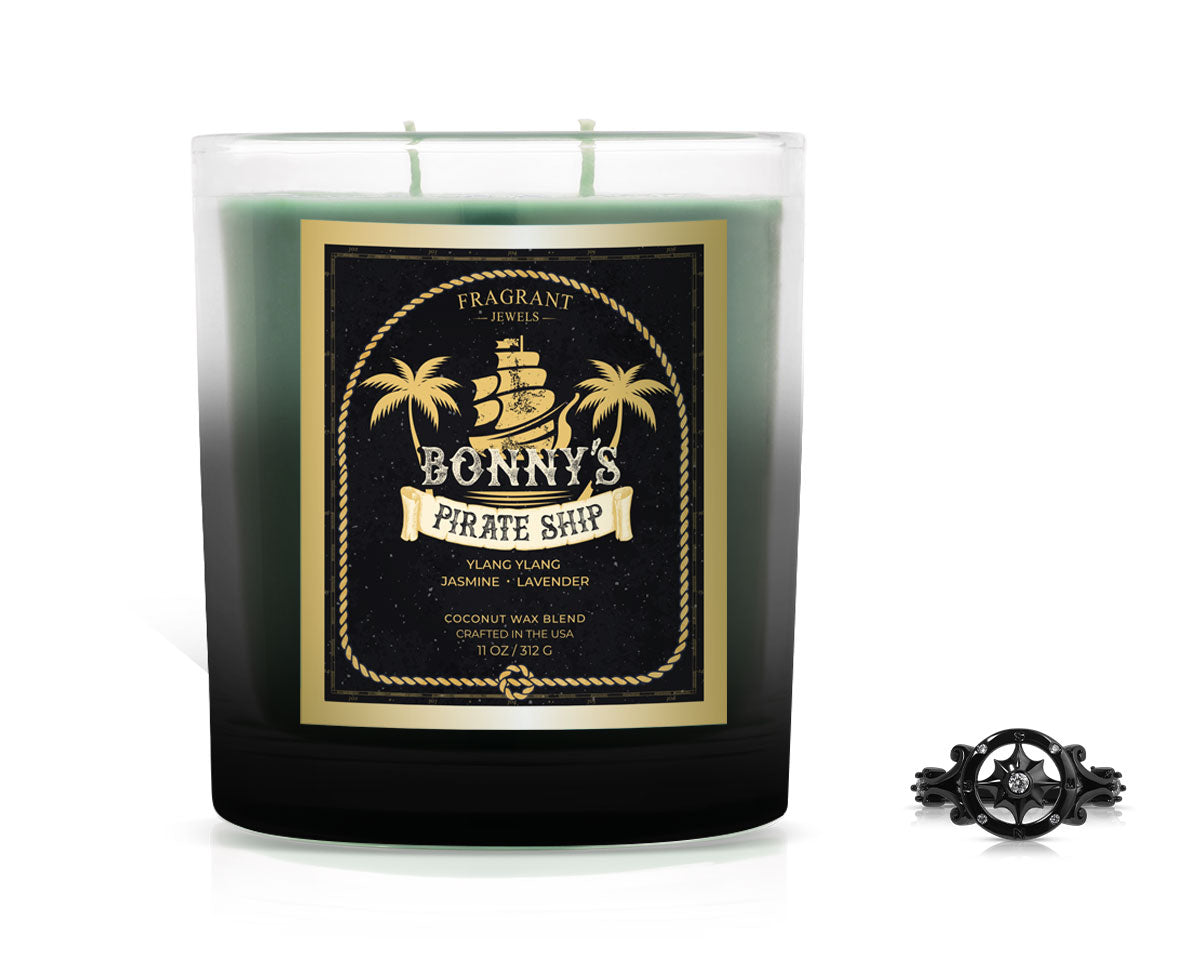 Bonny's Pirate Ship - Jewel Candle