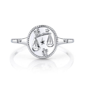 Libra, The Scales - Jewel Candle